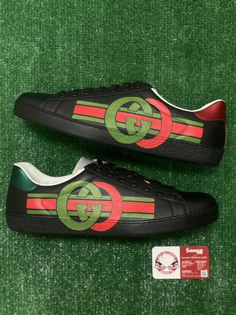 gucci ace sneaker with interlocking g|Gucci ace sneakers interlocking g.